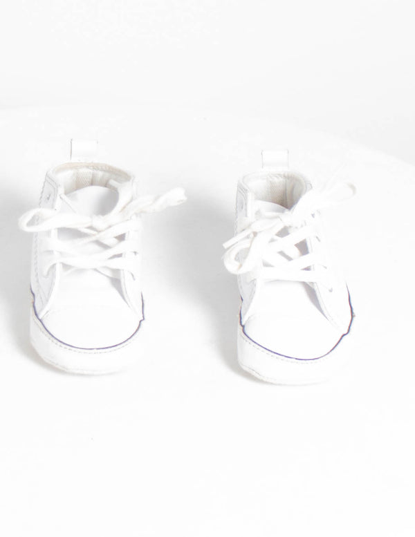 Converse White  Shoes - Size 4