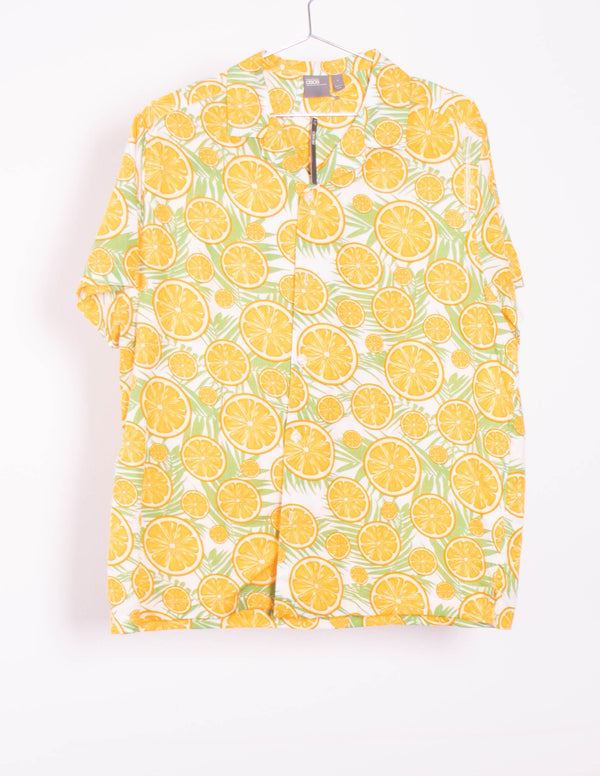 Asos Orange/Yellow Shirt - Size M