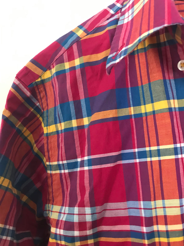 Gazman Rainbow Check Shirt - Size S
