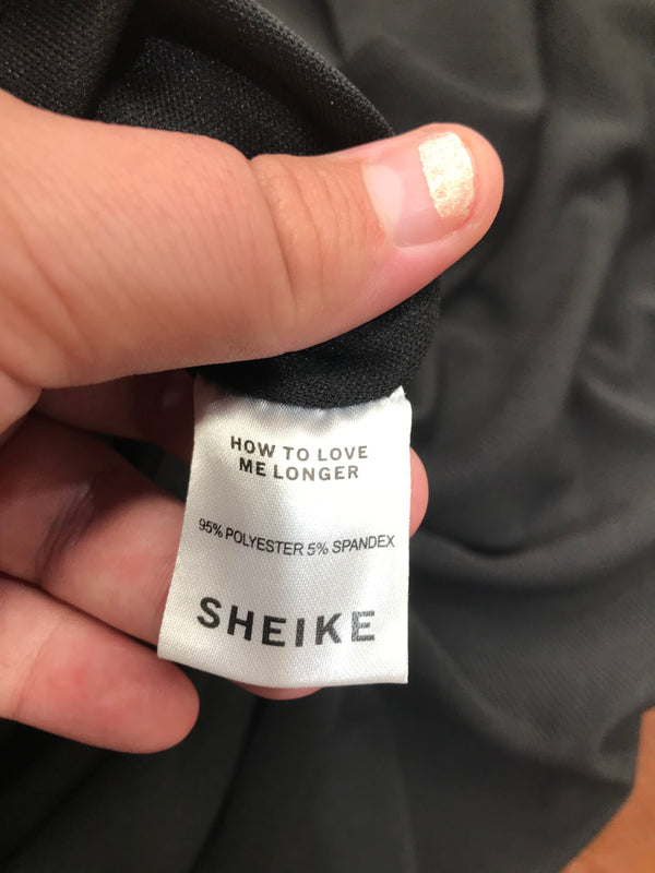 Sheike Black Dress - Size 12
