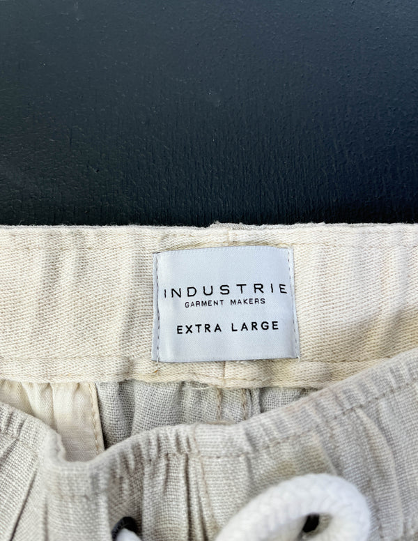 Industrie Beige Mens Shorts - Size XL
