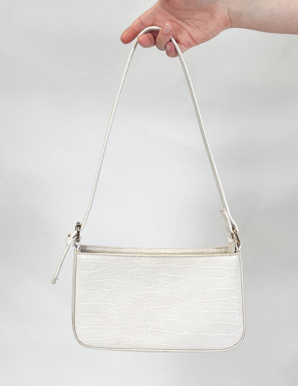 Cream discount croc bag