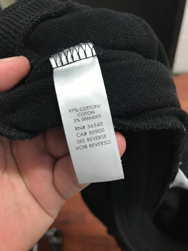 Calvin Klein Black/Grey Pants - Size S