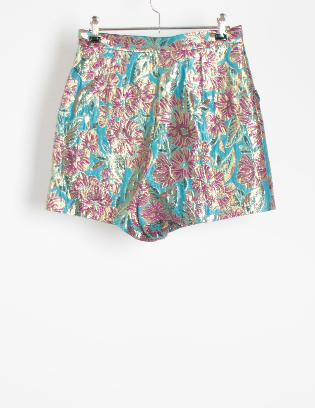 Kinki Gerlinki Blue/Pink Floral Shorts - Size 2