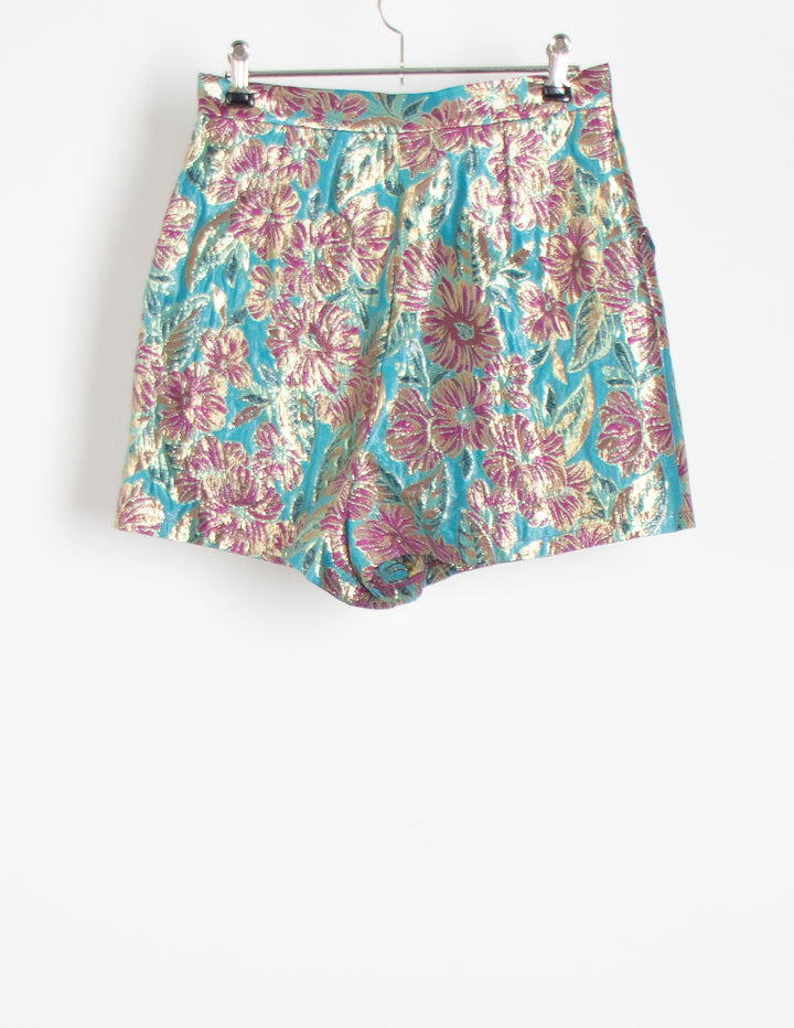 Kinki Gerlinki Blue/Pink Floral Shorts - Size 2