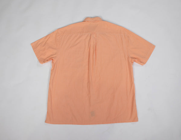 Nautica Orange Checkered Shirt - Size L