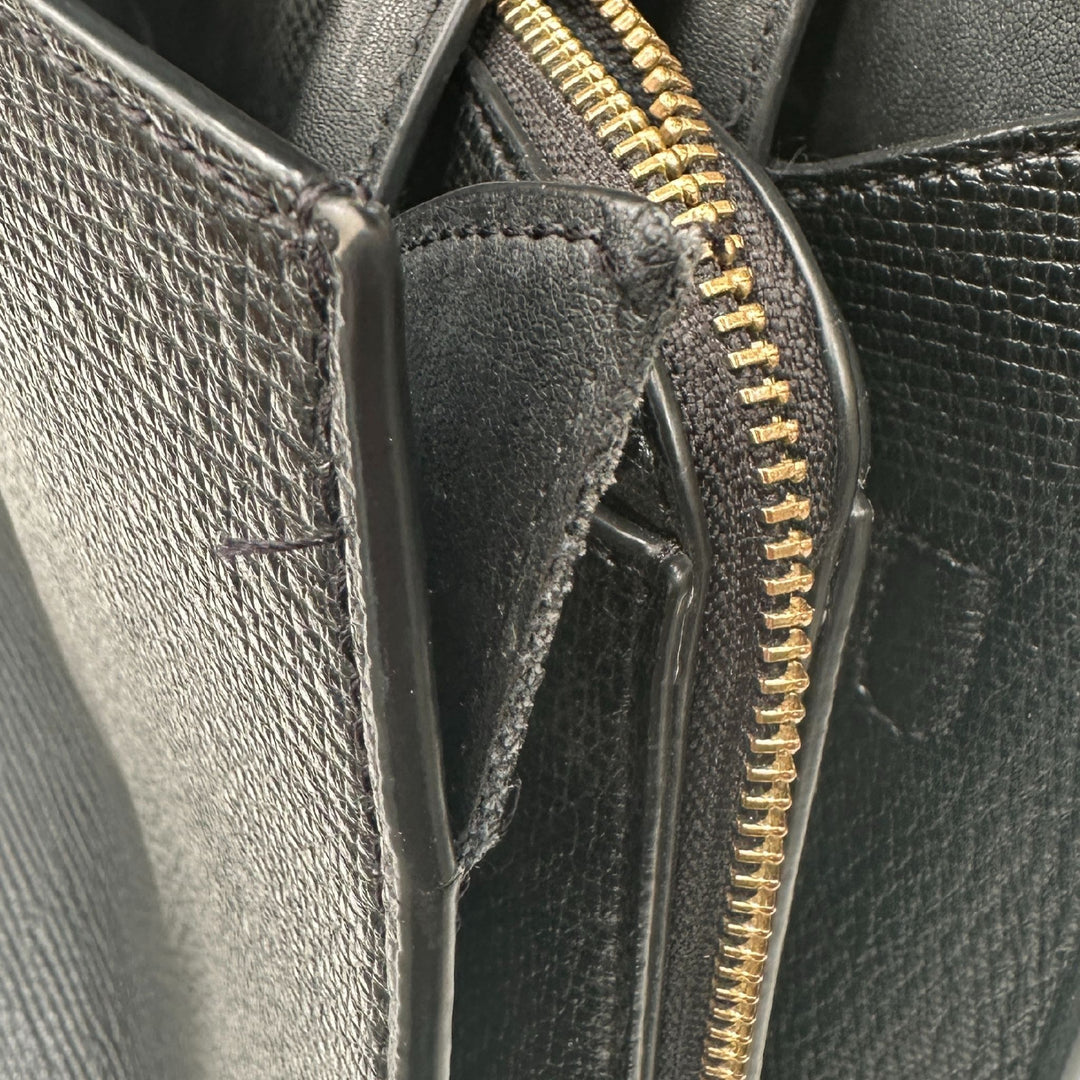 Oroton Black Leather Handbag