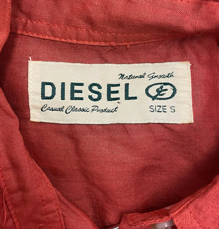 Diesel Red Ramae Button Up Shirt