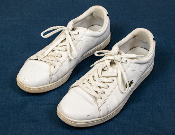 Lacoste White Sneakers - Size 9