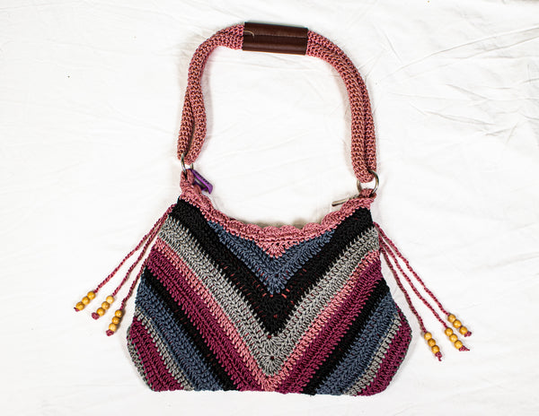 Crochet Pink/Purple Bag