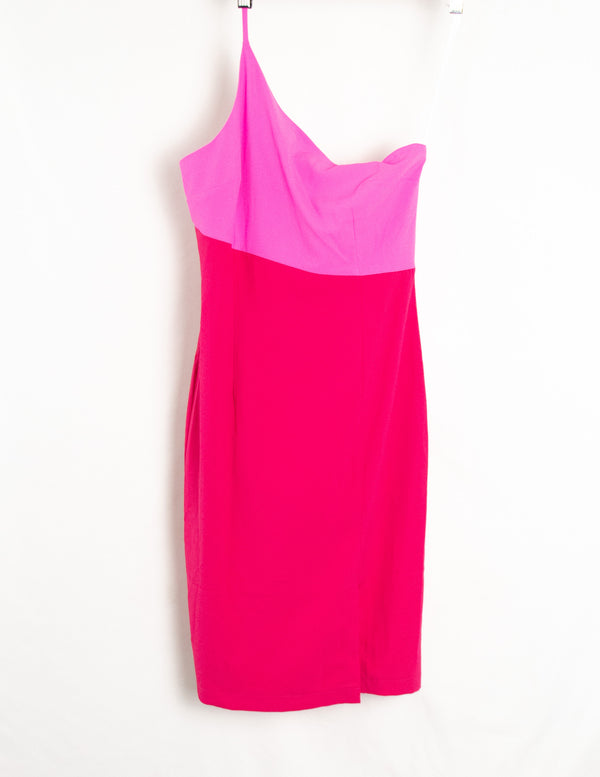 Petal + Pup Pink Colourblock Dress - Size 8