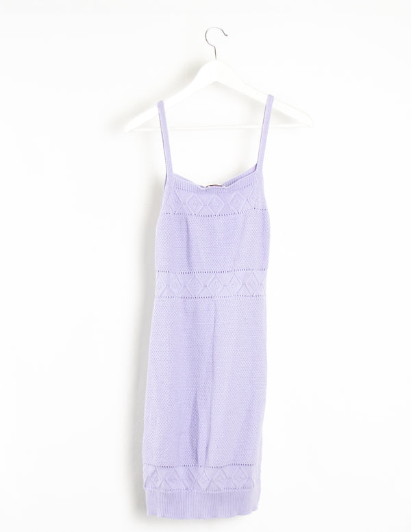 Seven Wonders Lavender Knitted Dress - Size 10