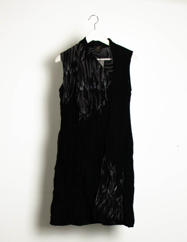Gabriella Frattini Black/Grey Dress - Size 16