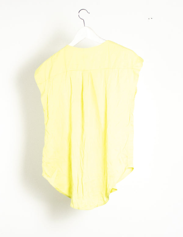 Witchery Yellow Top - Size 8