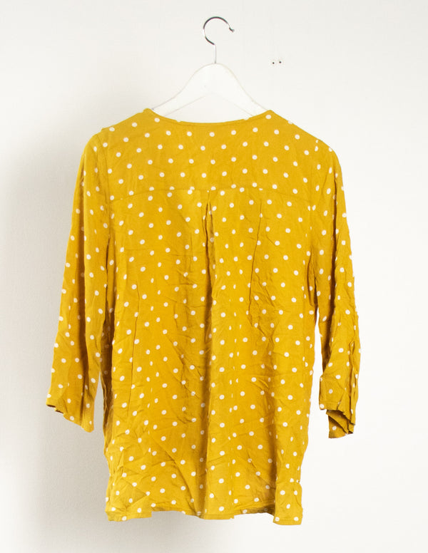 Seed Heritage Yellow Dotted Top - Size 6