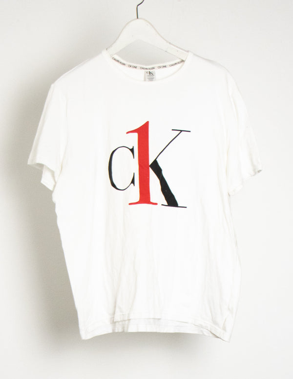 Calvin Klein White Sleepwear Top - Size XL