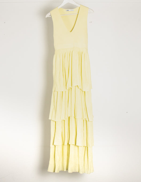 Zara Yellow Dress - Size S