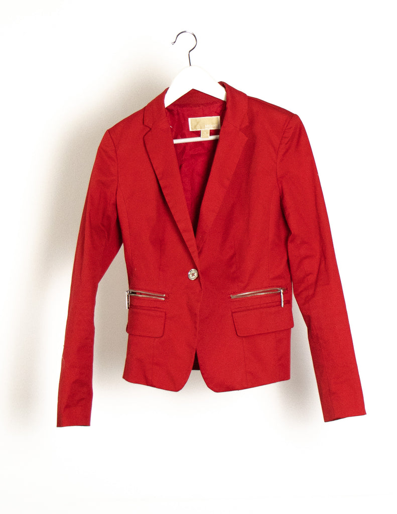 Michael kors 2024 red coat