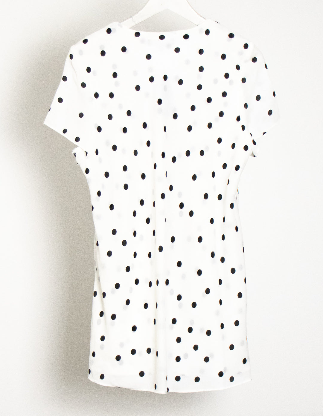 Liz Jordan White Polka Dot Shirt