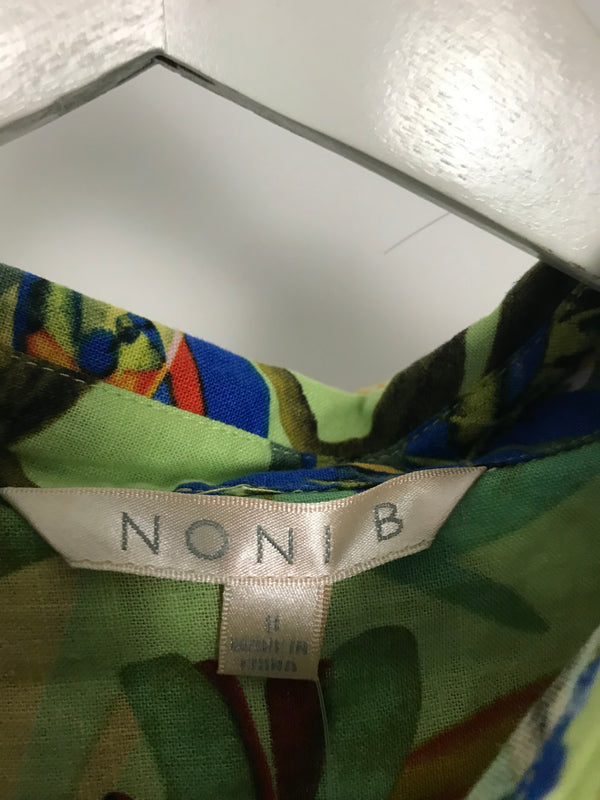 Noni B Rainbow Floral Shirt- Size 8