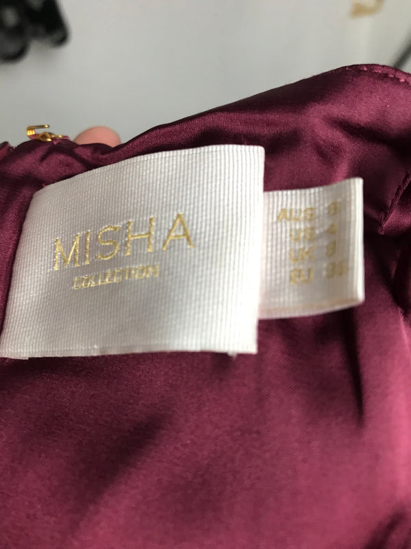 Misha Collection Purple Dress - Size 8