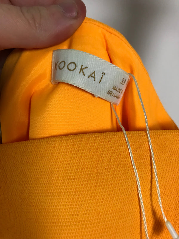 Kookai Yellow Bonnie Playsuit - Size 36