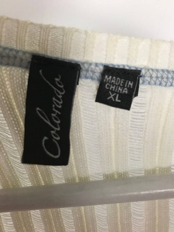 Colorado White Knit Top - Size XL
