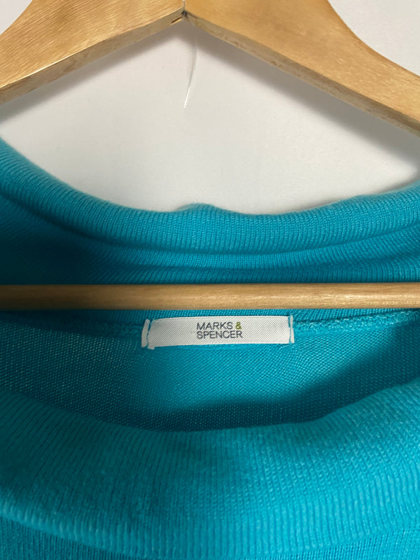 Marks & Spencer Blue Knitwear Top - Size 12