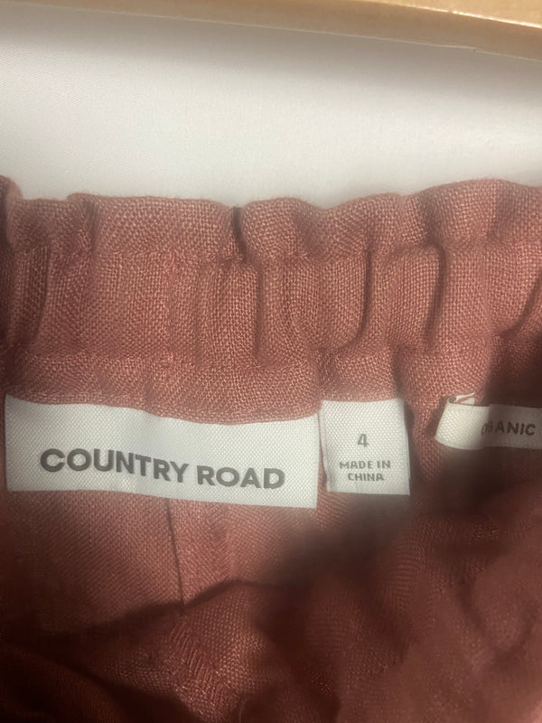 Country Road Pink Shorts - Size 4