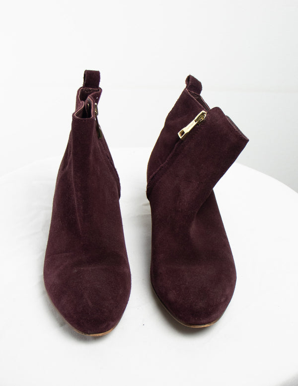 Witchery Maroon Boots - Size 36