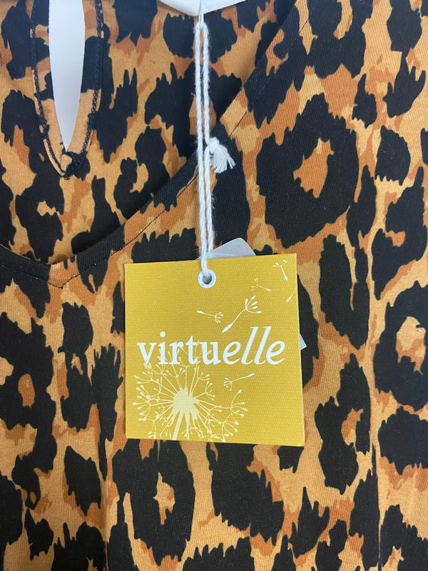 Virtuelle Cheetah Print Dress  - Size L