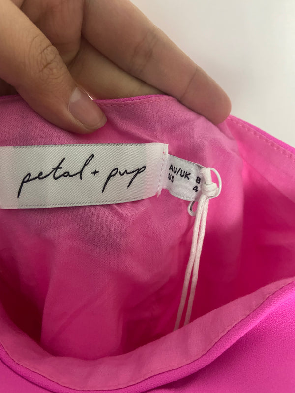 Petal + Pup Pink Colourblock Dress - Size 8