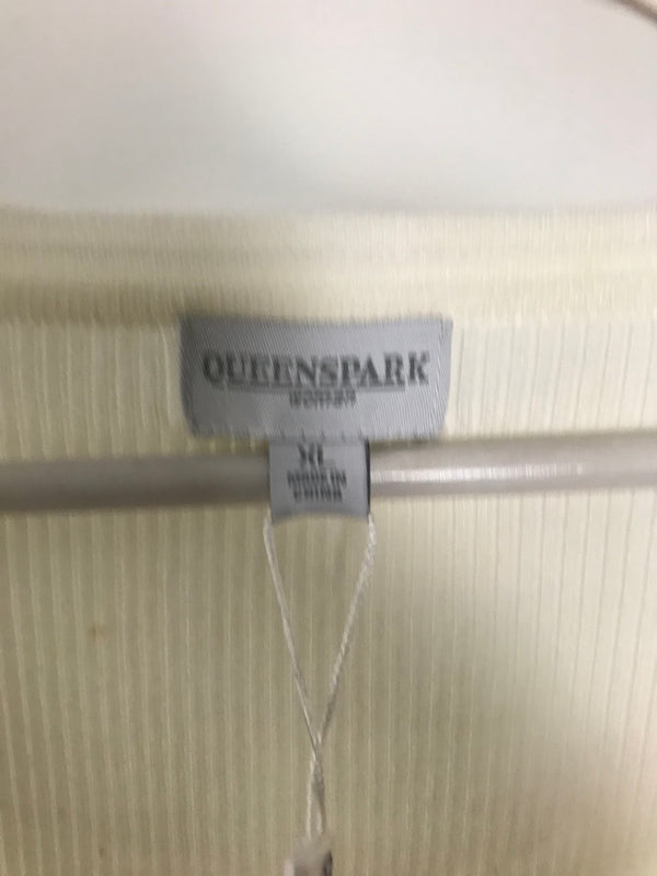 Queens Park Cream Neck Sweater - Size XL