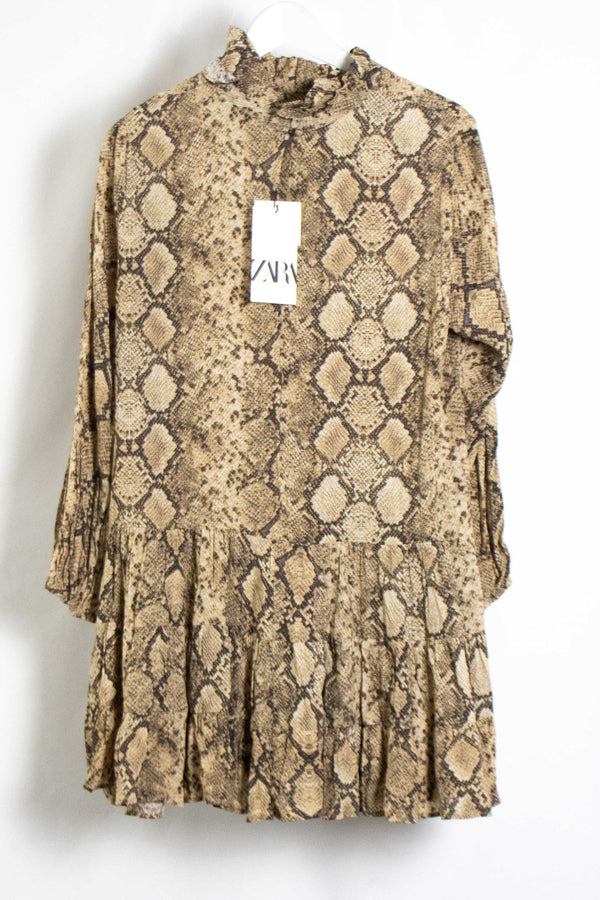 Zara Snake Skin Dress - Size L
