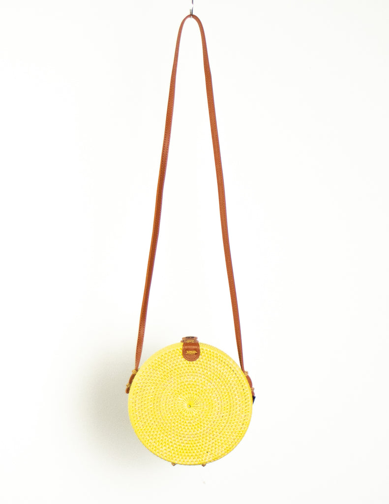 Circle weave online bag