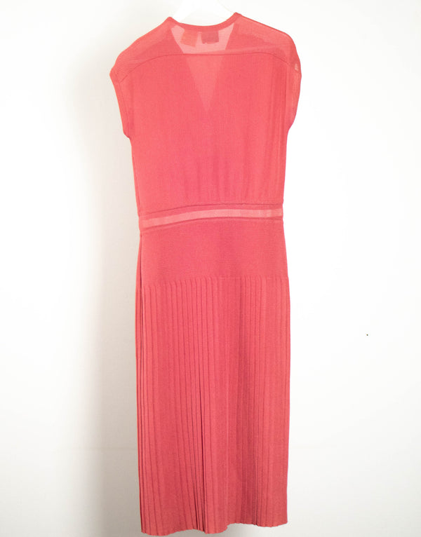 Cee Y Vintage Pink Knit Dress - Size 14