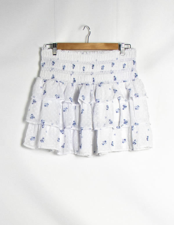 Seed Heritage Floral White Skirt- Size 14