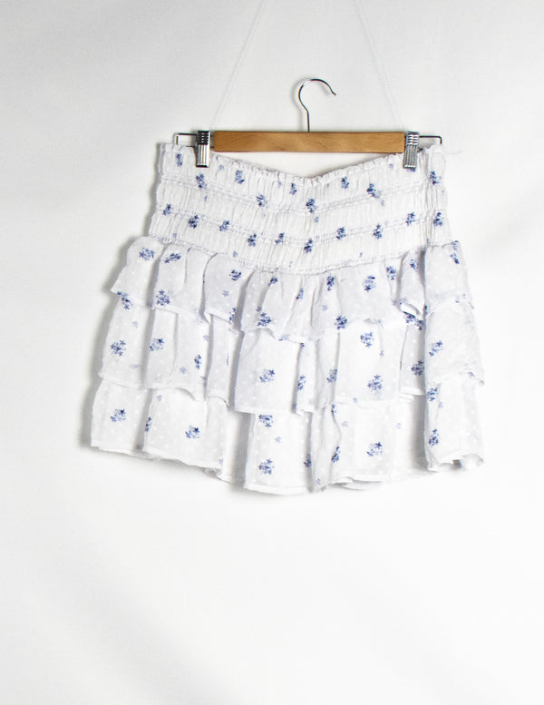 Seed Heritage Floral White Skirt- Size 14