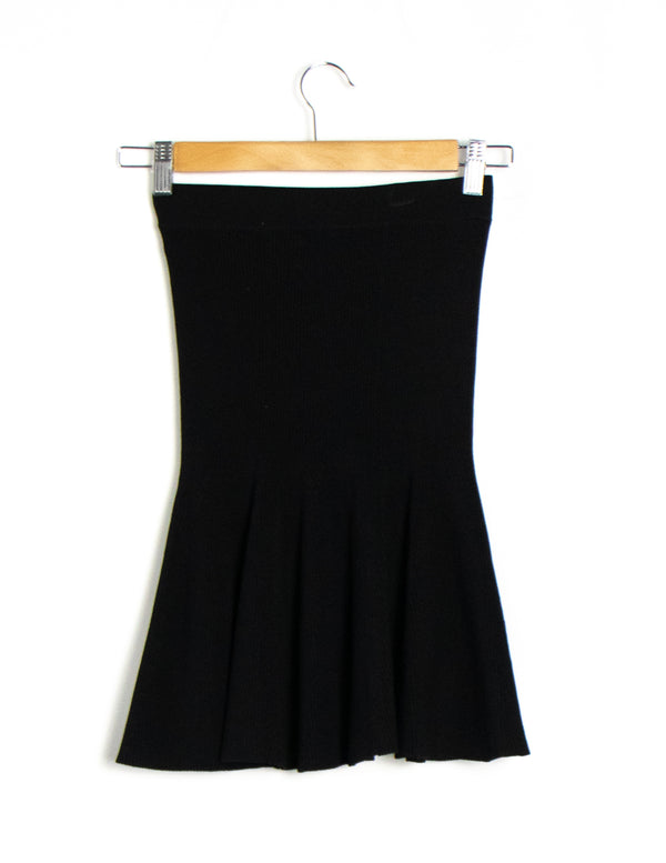 Reiss Black Knitted Skirt - Size XS