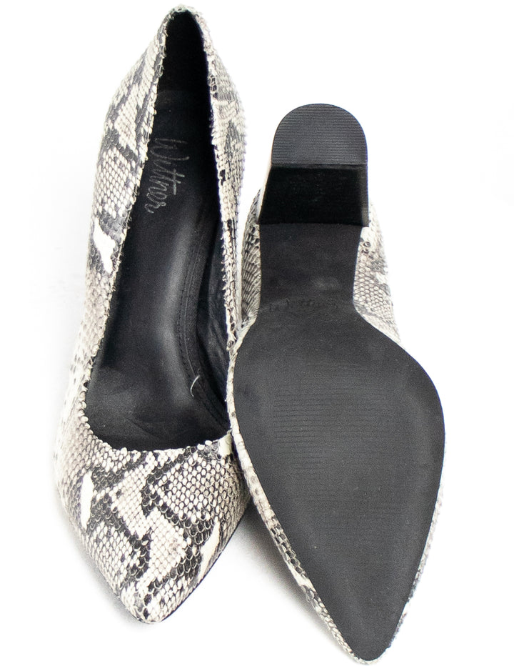 Wittner Snake Print Heels