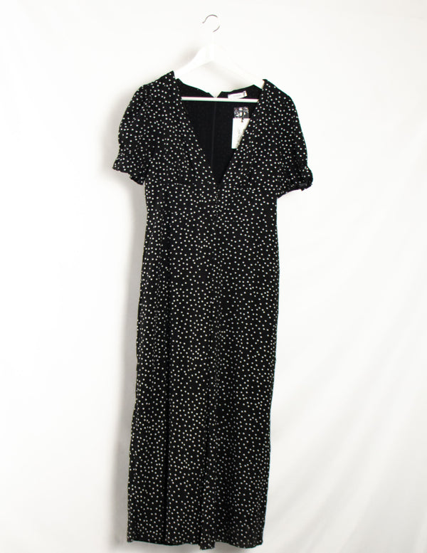 Dissh Black White Spot Dress- Size12