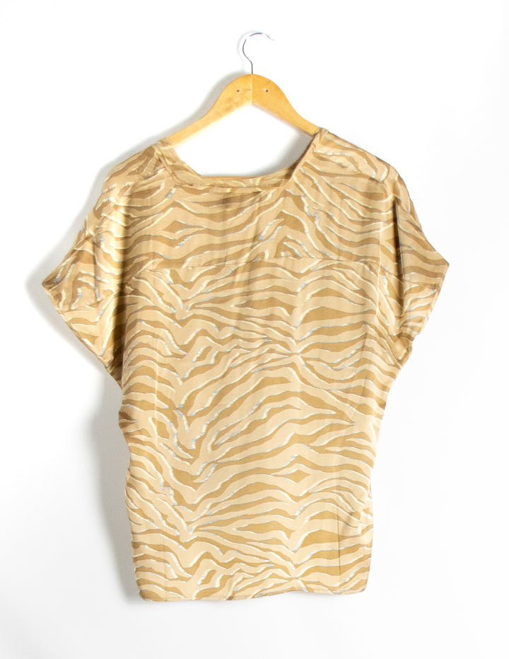 Mos Mosh Tan Print Top