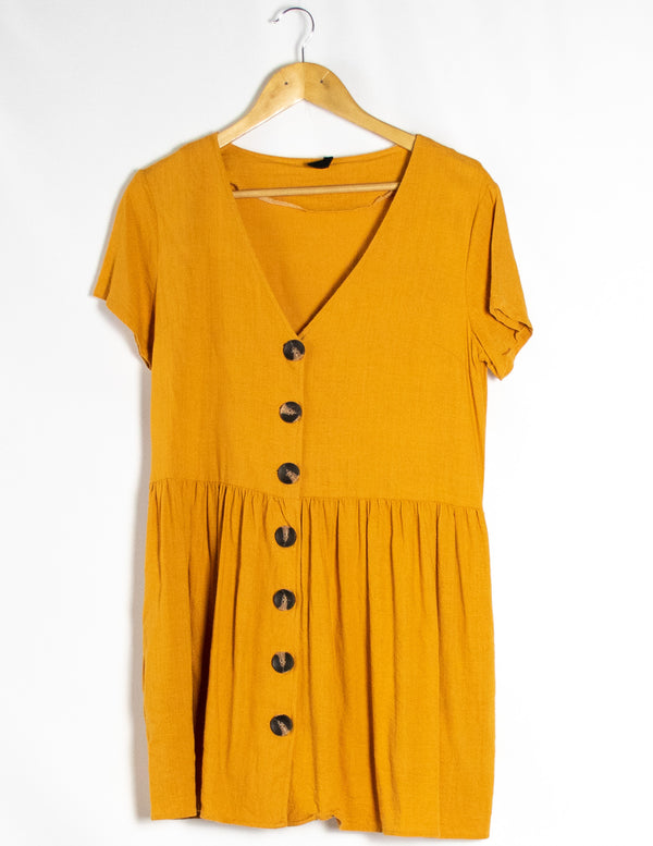Staple The Label Yellow Dress - Size 8
