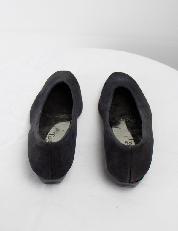 Tony Bianco Black Flat Shoes - Size 5.5