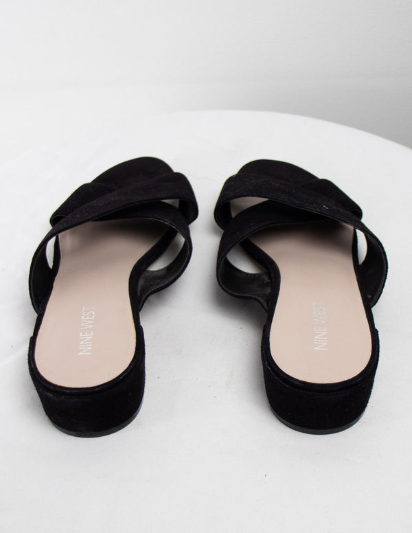 Nine West Black Strap Heels - Size 7