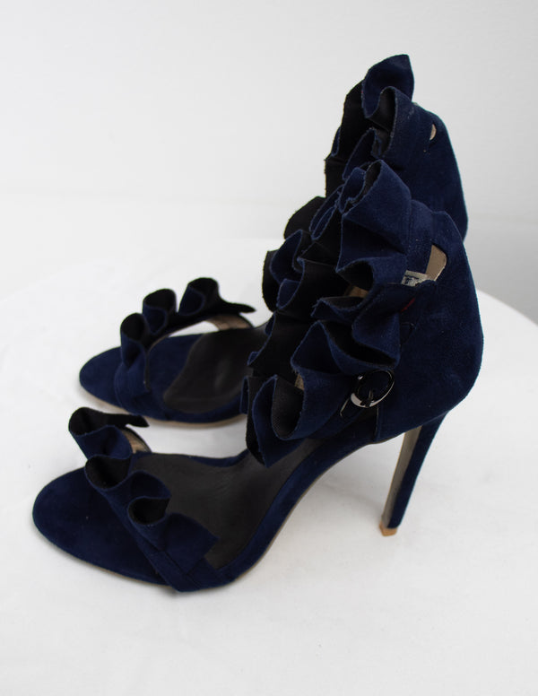 George Navy Blue High Heels - Size 39