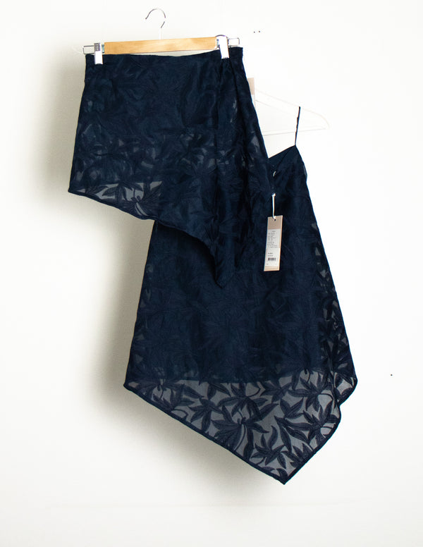 Keepsake The Label Navy Floral Top/Skirt Set - Size XXS