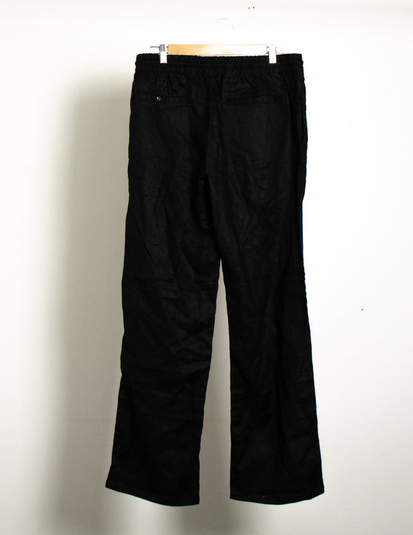 Kooey Man Black Linen Pants - Size L