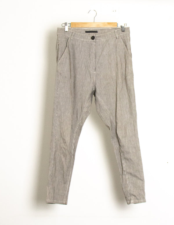 Scanlan & Theodore Grey Striped Pants - Size 10