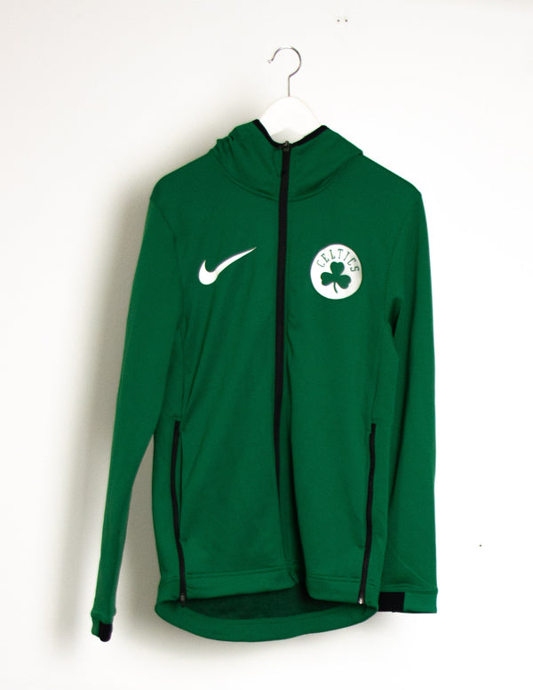 Nike Boston Celtics Showtime Dri-FIT NBA Full-Zip Hoodie Green